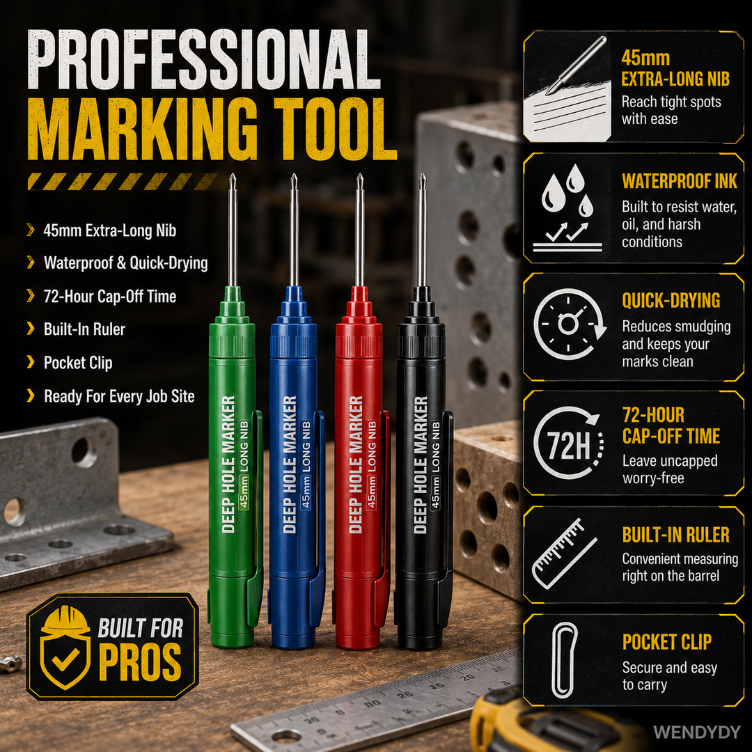⏳Limited Time Special Price⏰Deep Hole Marker with 45mm Long Nib