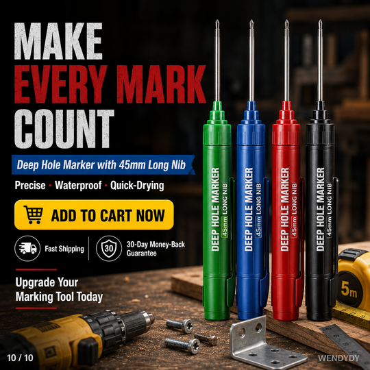 ⏳Limited Time Special Price⏰Deep Hole Marker with 45mm Long Nib