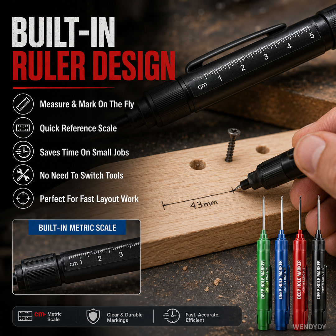 ⏳Limited Time Special Price⏰Deep Hole Marker with 45mm Long Nib