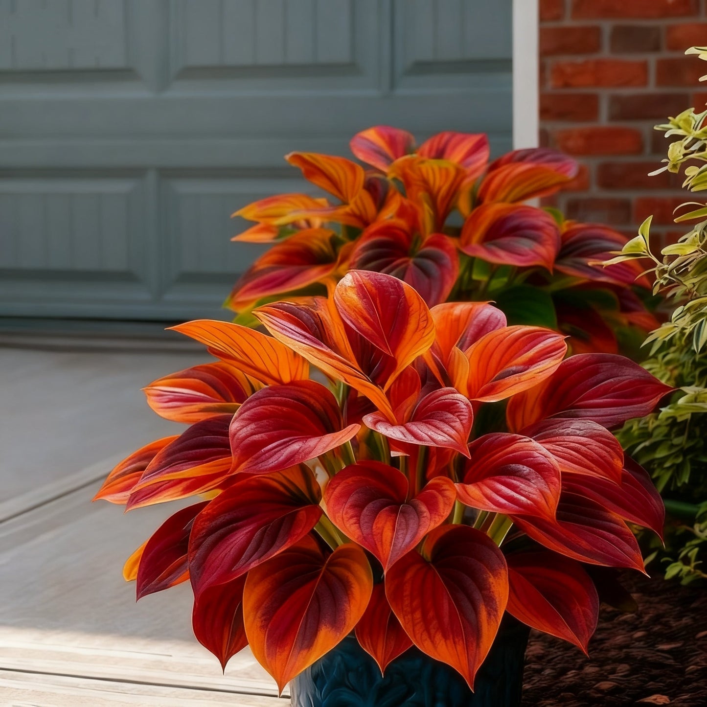 🌈🔥 Limited Edition Rainbow Flame Hostas -Rare Multicolor Foliage, Exclusive to Our Store 🌸