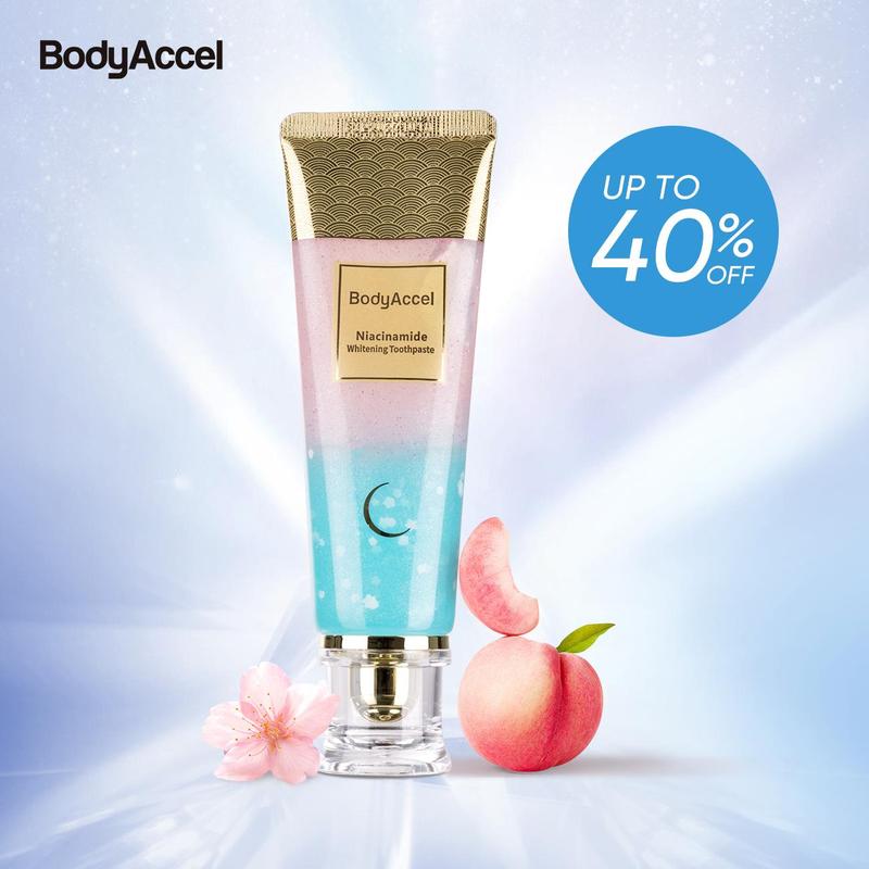 【Max】BodyAccel 【Triple Whitening】Niacinamide Whitening Toothpaste