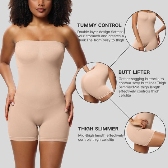 ✨ Hot Sale ✨ Strapless Bodysuit Shapewear