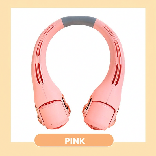 🍃 Neck Air Conditioner Fan – Ultra‑quiet, 360° rotating, 3 speeds. Hands‑free cooling, long battery. Summer essential! 😎🌬️