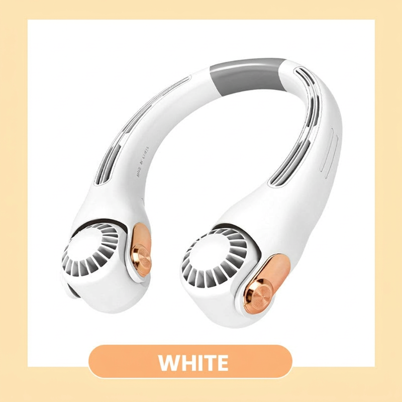 🍃 Neck Air Conditioner Fan – Ultra‑quiet, 360° rotating, 3 speeds. Hands‑free cooling, long battery. Summer essential! 😎🌬️