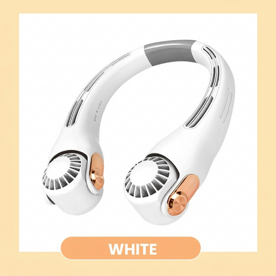 🍃 Neck Air Conditioner Fan – Ultra‑quiet, 360° rotating, 3 speeds. Hands‑free cooling, long battery. Summer essential! 😎🌬️