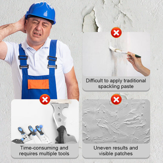🥳2026 HOT SALE🥳💞50K+ SOLD!💥Magic Wall Repair Spray – Instantly fills cracks & holes. No mess, easy DIY. 🧱✨
