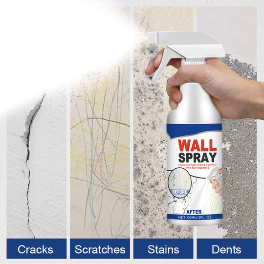 🥳2026 HOT SALE🥳💞50K+ SOLD!💥Magic Wall Repair Spray – Instantly fills cracks & holes. No mess, easy DIY. 🧱✨