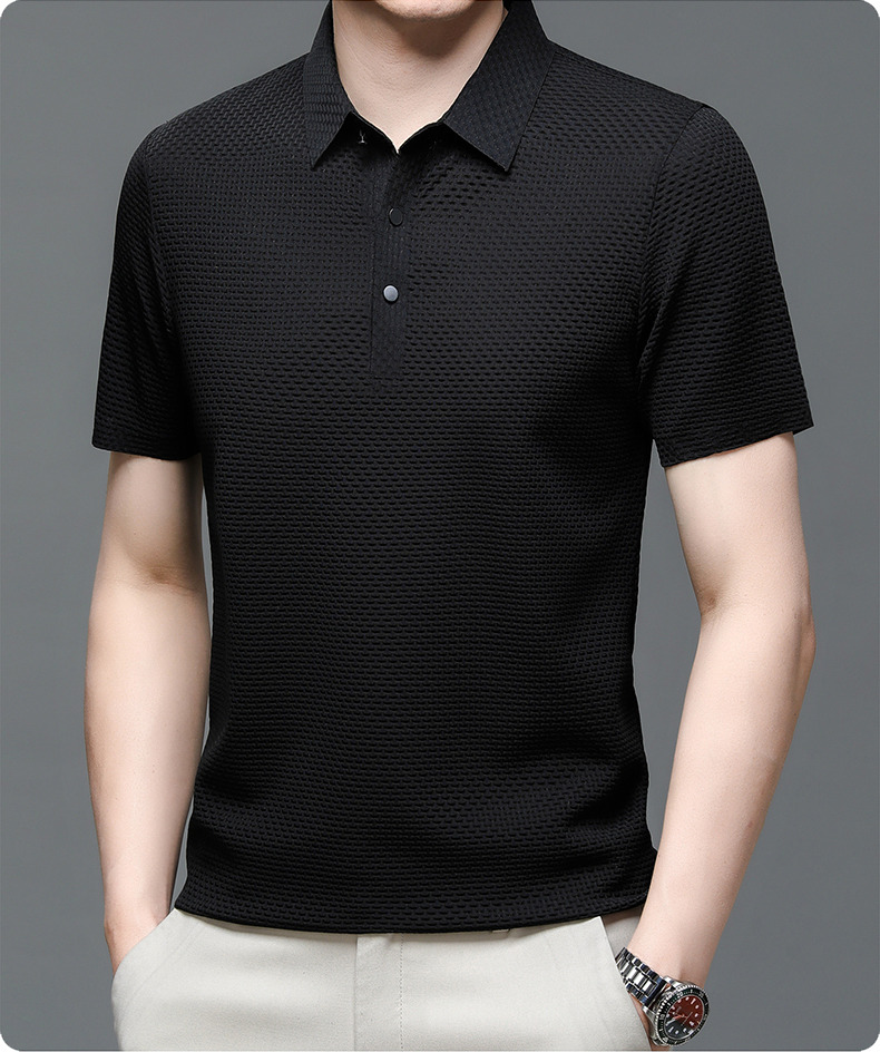 🔥Limited stock available 50% OFF👔 ❄️ Ice Silk Men's Shirt - Breathable & Smooth Fabric, Lightweight Comfort for Summer/Formal Occasions 🌞📦