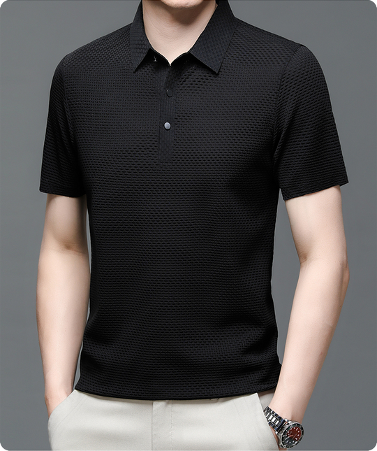 🔥Limited stock available 50% OFF👔 ❄️ Ice Silk Men's Shirt - Breathable & Smooth Fabric, Lightweight Comfort for Summer/Formal Occasions 🌞📦