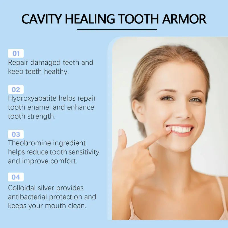 🔥🛡️Last Day Special - 60% OFF🦷Fluoride-Free Hydroxyapatite Tooth Armor Drops & Enamel Repair, Whitening & Fresh Breath