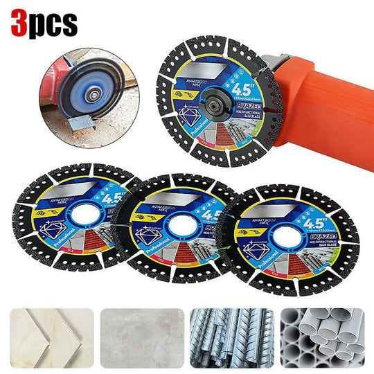 4.5" Universal Multi-Material Diamond Blade - Zero Compromise, Max Durability