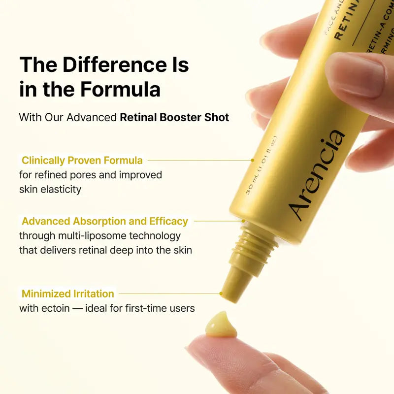 Vitamin C Booster Shot, Pure Vitamin C + Glutathione for Bright, Healthy Skin Glow