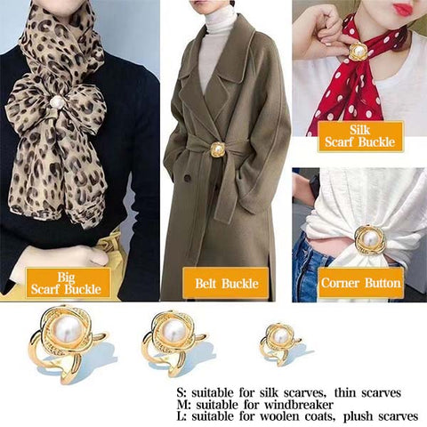 ✨ Elegancka klamra do szalika w stylu francuskim (50% zniżki) – elegancja na wyciągnięcie ręki!