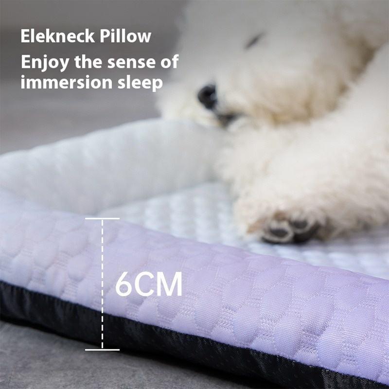 ⏰Limited Time 50%OFF !!!🐶Ice Silk Pet Cooling Mat – Breathable Summer Cooling Bed for Dogs & Cats