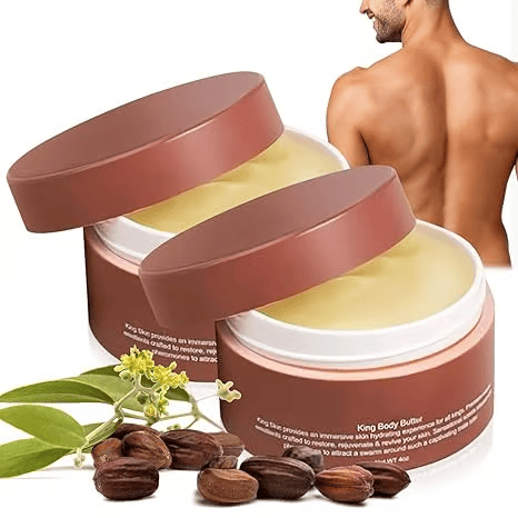 🏆Flash Sale⚡ 50K+ SOLD! Almost Gone💥Crowned Skin King Cologned Body Butter - Warm & Sensual Signature Scent