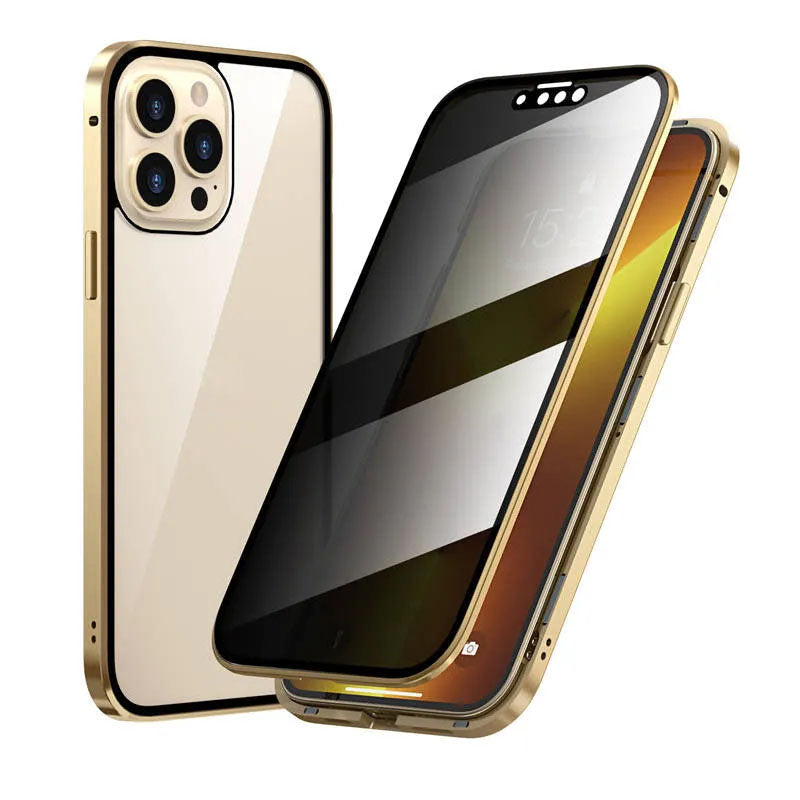 Magneettinen kaksipuolinen piikkiä estävä lasikuori iPhonelle