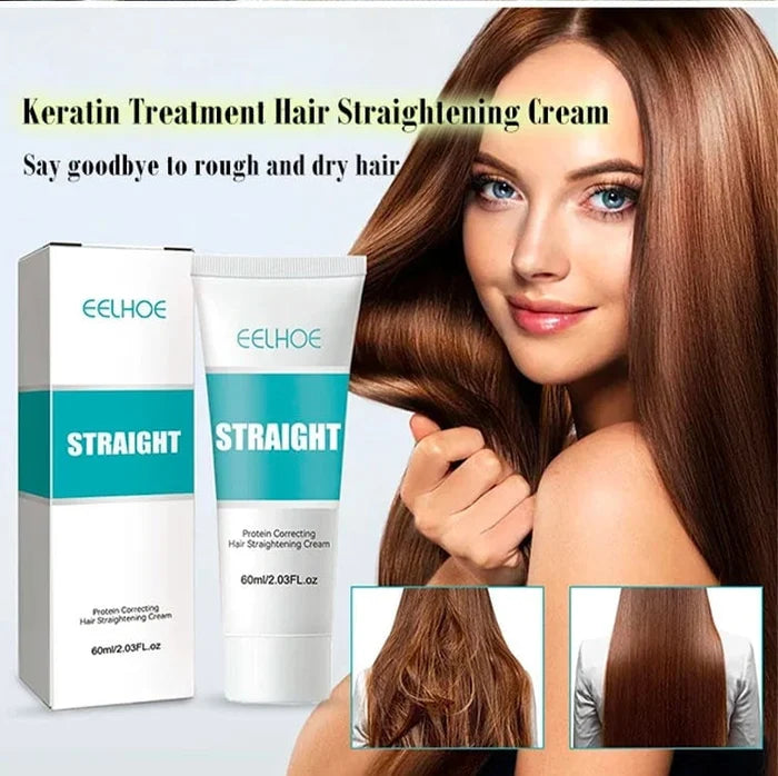 Krém na narovnání vlasů Silk & Gloss