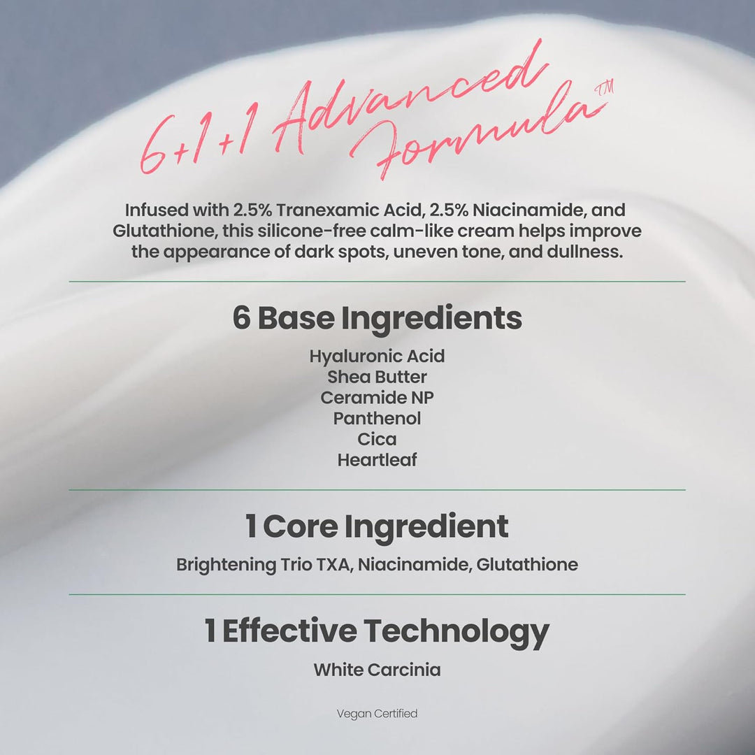AXIS-Y TXA 2.5% Intensive Brightening Cream – Tranexamic Acid Moisturizer with Niacinamide and Glutathione for Dark Spots and Uneven Skin Tone (1.69 fl oz)
