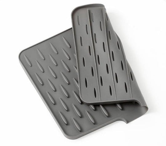 💥Protection de plan de travail en silicone anti-éclaboussures – Résistante à la chaleur &  Tapis antidérapant pour un séchage sans gouttes💥