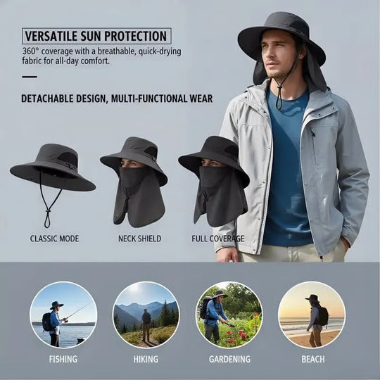 🔥Limited Time Special Price !!🎉UV Protection Outdoor Fisherman's Hat