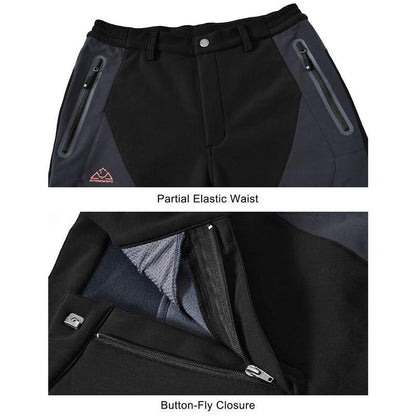 🏆DERNIER JOUR DE VENTE 50% DE RÉDUCTION !!🔥Pantalon cargo imperméable d'hiver pour homme avec doublure polaire