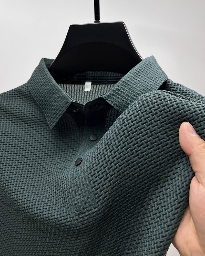 🔥Limited stock available 50% OFF👔 ❄️ Ice Silk Men's Shirt - Breathable & Smooth Fabric, Lightweight Comfort for Summer/Formal Occasions 🌞📦