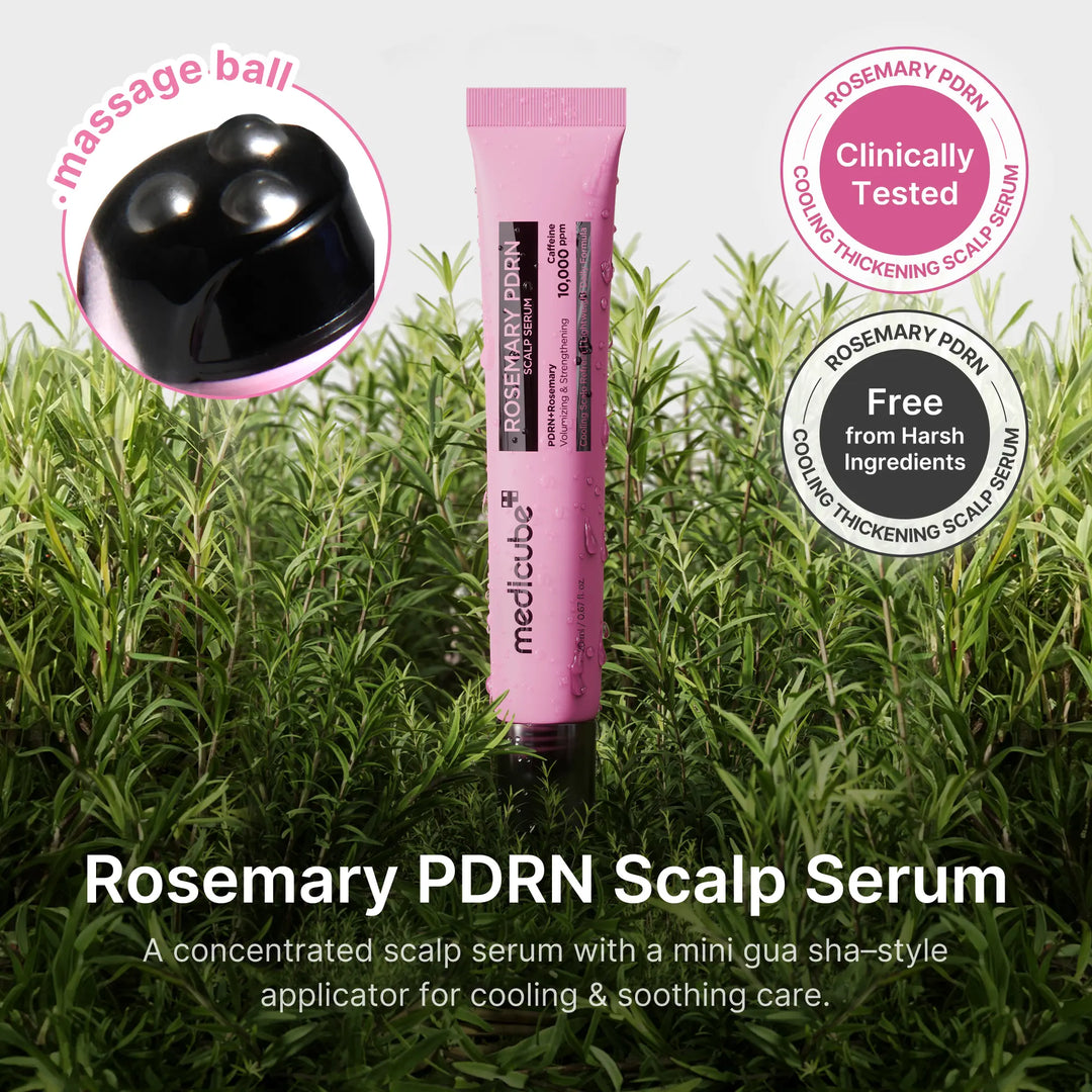 [medicube]Rosemary PDRN Spicule Scalp Serum (20ml) | Dry&Oily,Flaky-lookingScalp1 KoreaHairCare,FreefromParabens,Silicones, Sulfates