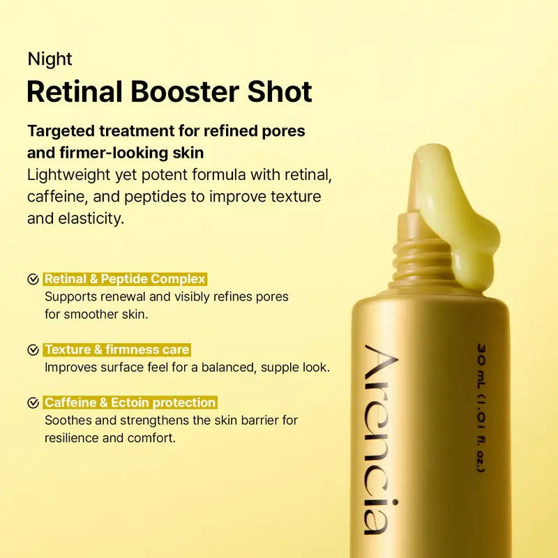 Vitamin C Booster Shot, Pure Vitamin C + Glutathione for Bright, Healthy Skin Glow