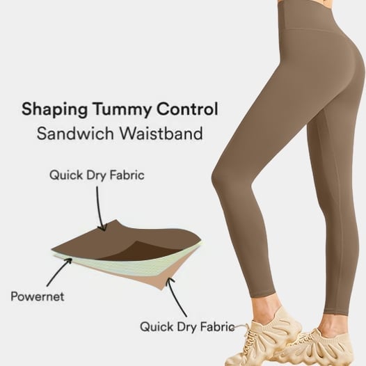 ✨Last Day Special Price!!😍High Waisted Tummy Control Shaping Training Leggings
