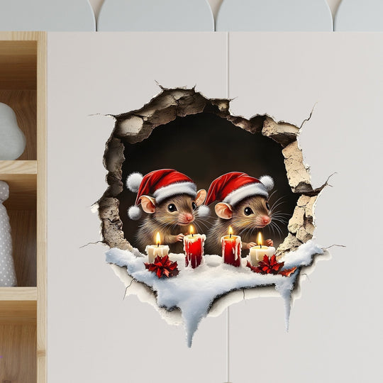 🎄Tidlig juleudsalg 49%🎅Jule kreativ vægklistermærke