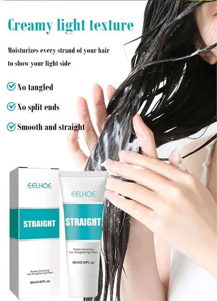 Krém na narovnání vlasů Silk & Gloss