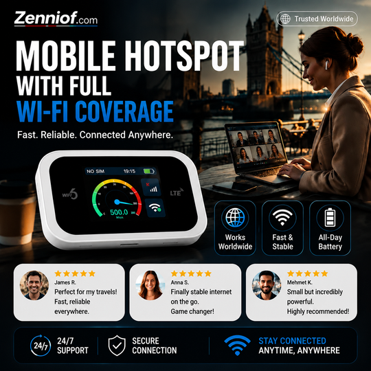 ⏳Time-Limited Special⏰Mobile Hotspot – Portable WiFi, full coverage anywhere. No contract, no setup. Stay connected on the go!