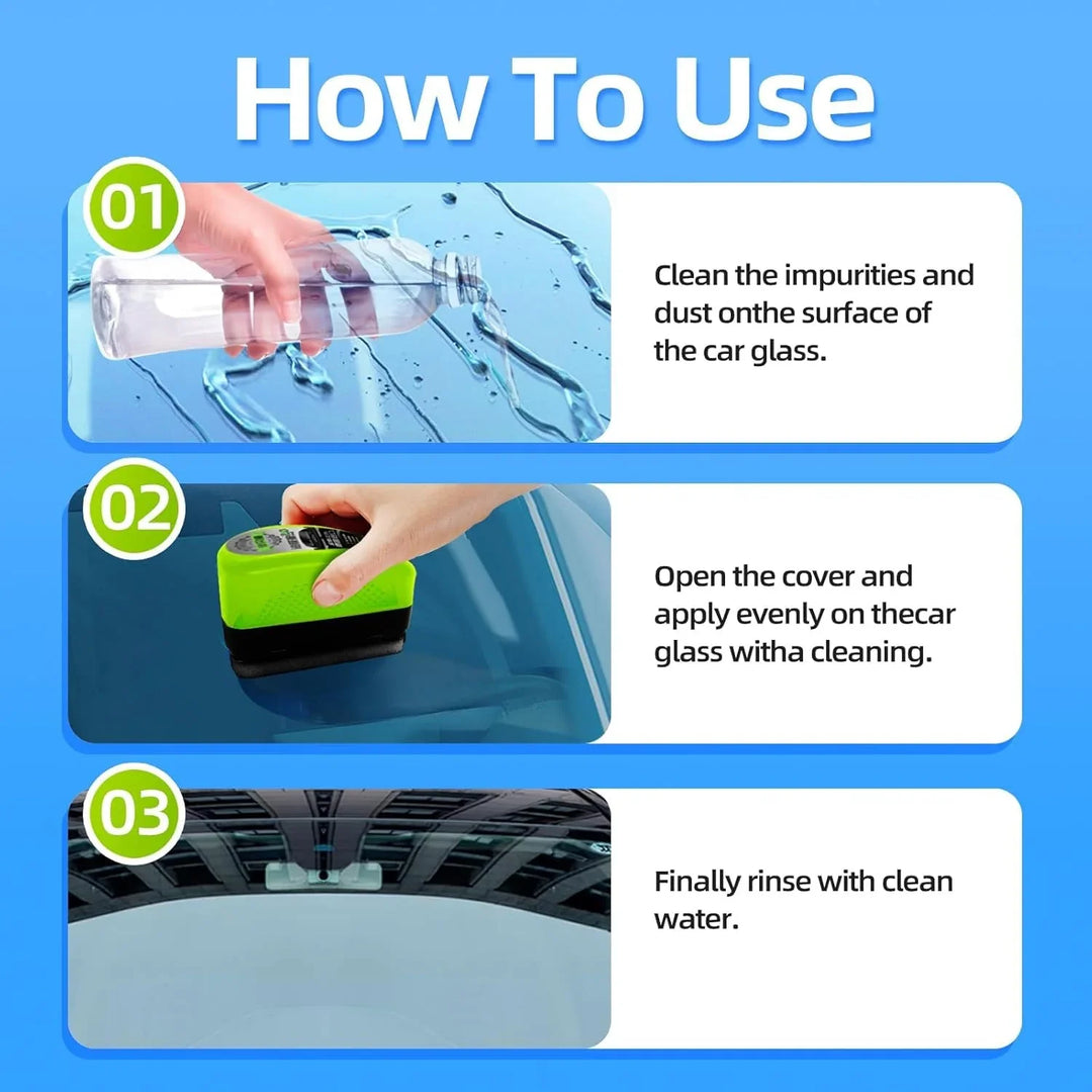 Brush for removing oil films, especially for cars!