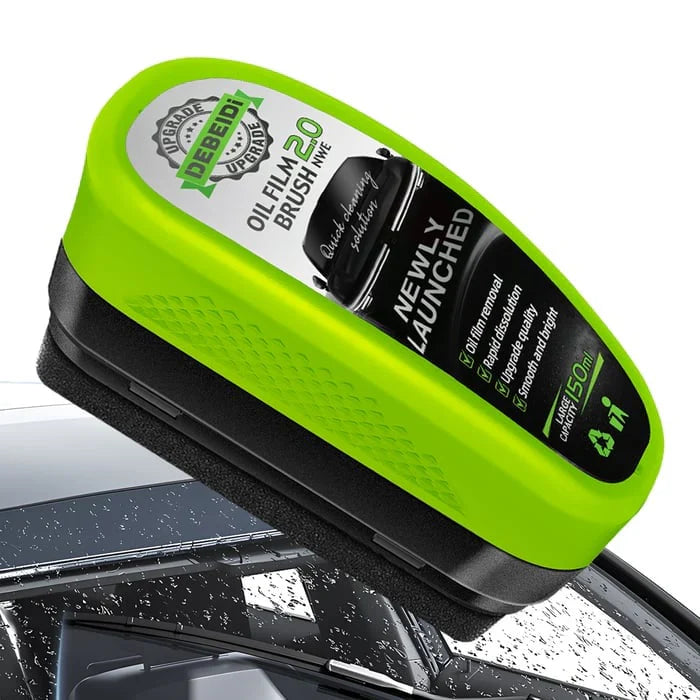 Brush for removing oil films, especially for cars!