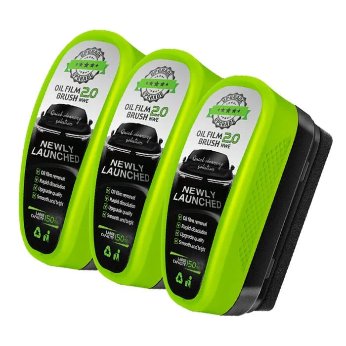 Brush for removing oil films, especially for cars!
