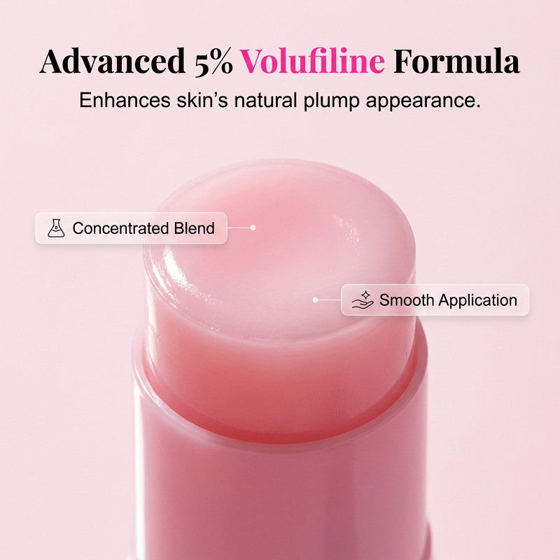 Pink Collagen Balm – 5% Volufiline + collagen. Targets hollow areas, restores volume. Like a pillow for your face. Last day – stack up! 🛍️💎