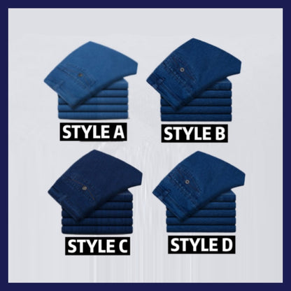 Men’s High Waist Straight Fit Jeans