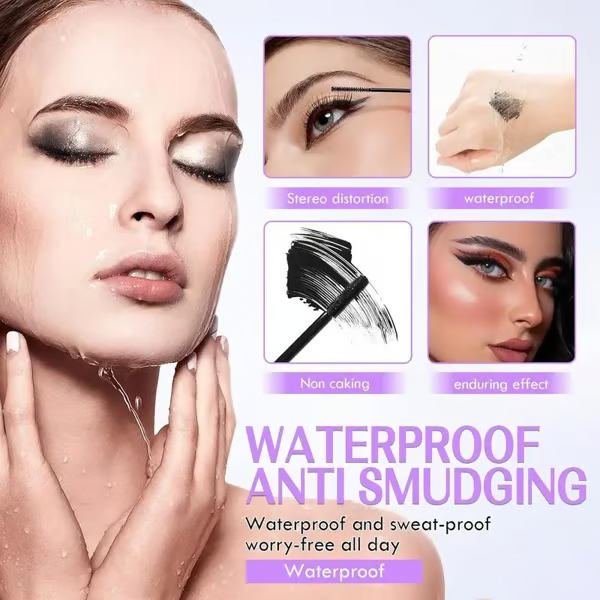 Eyelash Primer,Tubular Eyelash Primer,WaterproofLong Curling Mascara,Natural And Non-Smudged