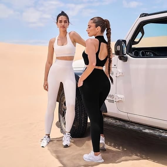 ✨Ostatni dzień specjalnej ceny!!😍Legginsy treningowe z wysokim stanem i modelowaniem brzucha