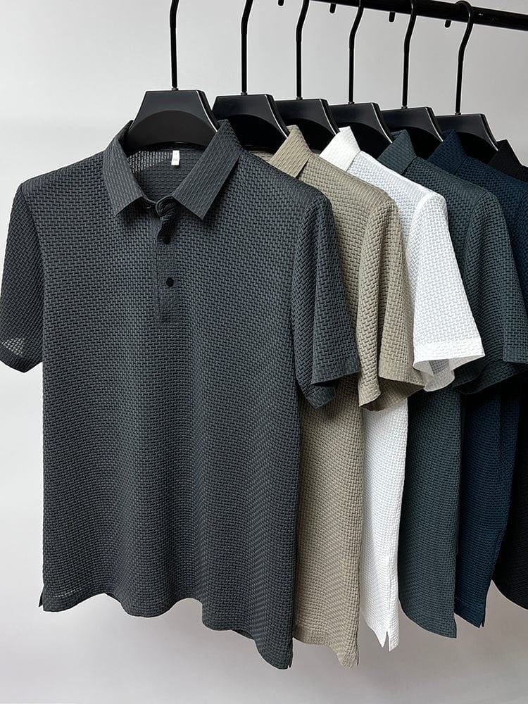 🔥Limited stock available 50% OFF👔 ❄️ Ice Silk Men's Shirt - Breathable & Smooth Fabric, Lightweight Comfort for Summer/Formal Occasions 🌞📦