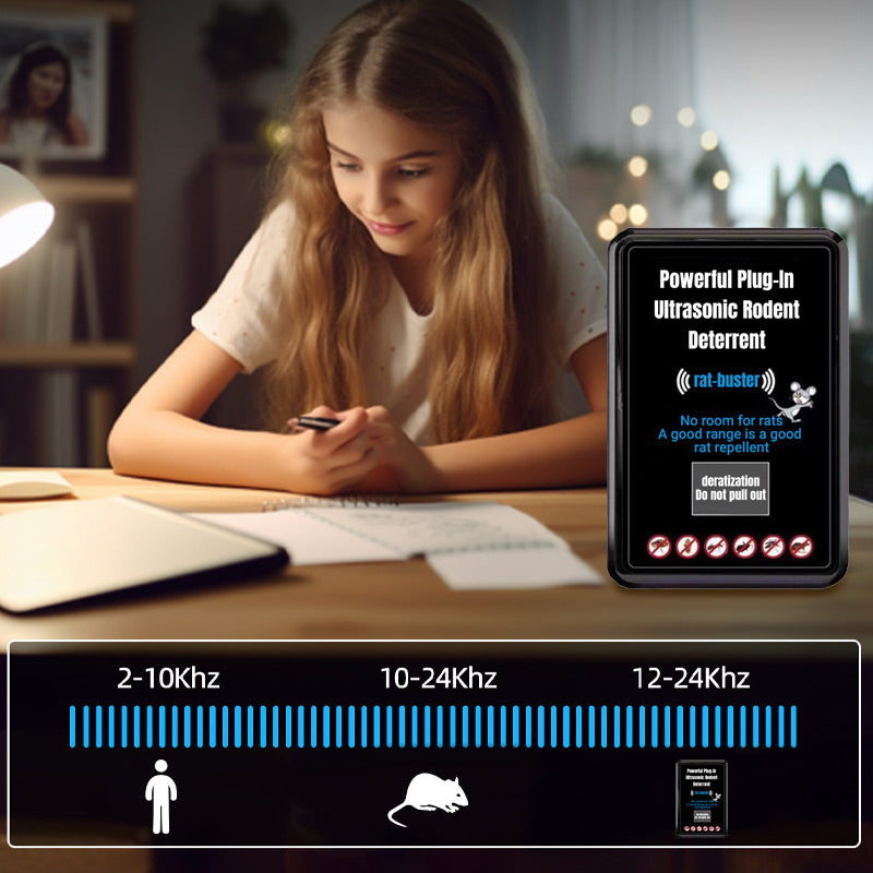 🔥Puissant répulsif à ultrasons contre les rongeurs enfichable