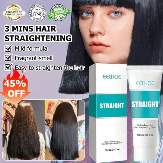 Krém na narovnání vlasů Silk & Gloss