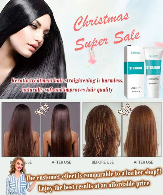 Krém na narovnání vlasů Silk & Gloss