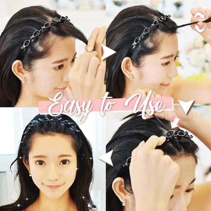 🔥Offre spéciale🔥Coiffure à double frange avec épingle à cheveux