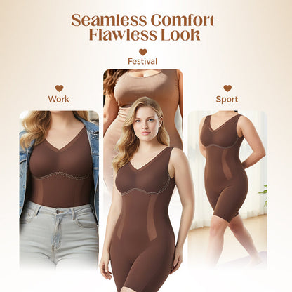 ⏳Time-Limited Special⏰Tummy Tuck & Hip Lift Traceless One-piece Shapewear