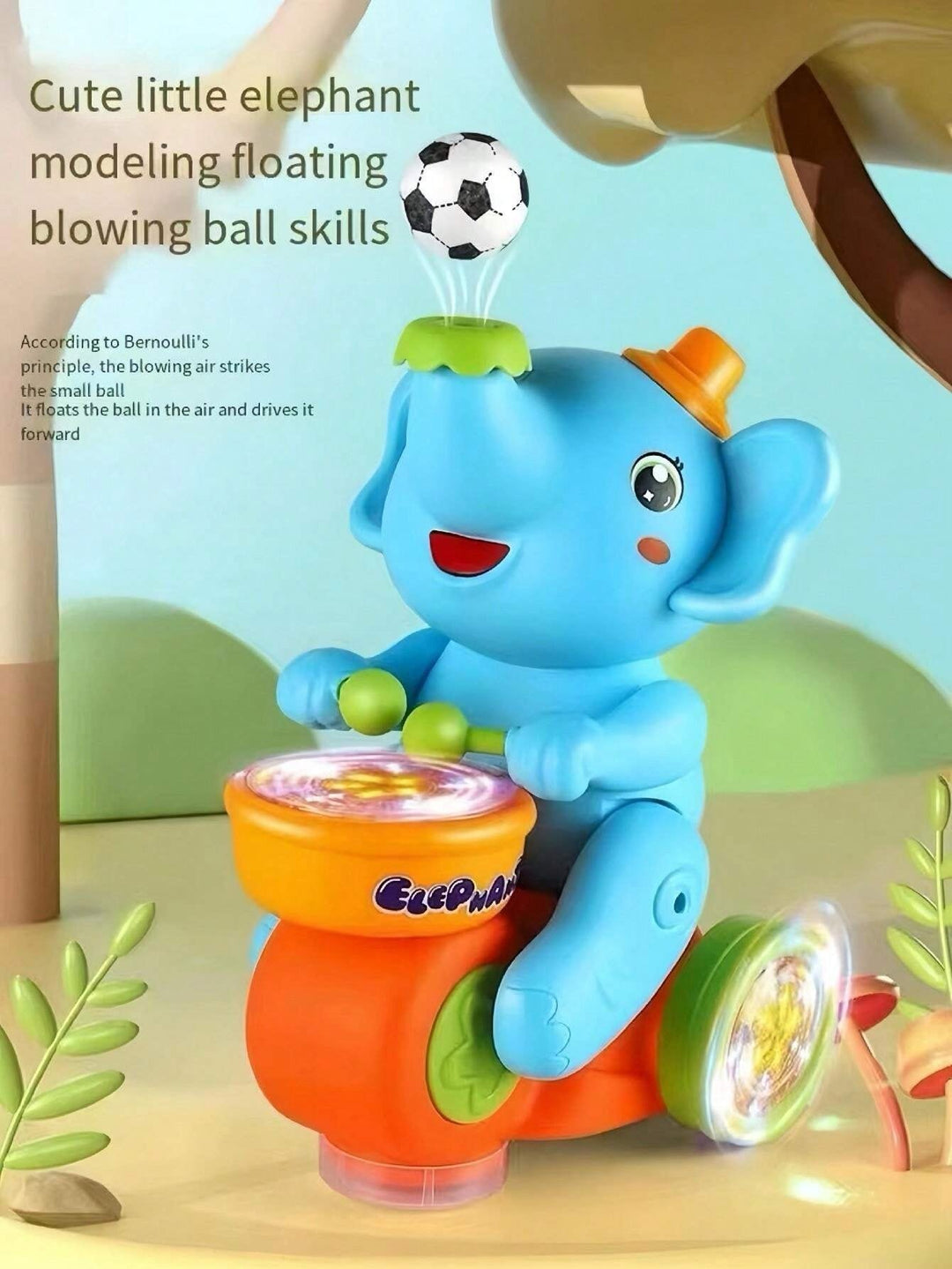 👦👧Musical Walking Elephant Drummer Toy
