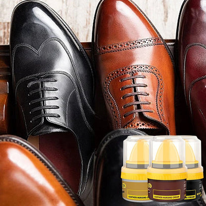 🎄 Christmas Big Sale🎉 Leather Repair Cream & Shoe Polish – Restores Color, Waterproofs & Nourishes | 30K+ Sold! 👞✨📦