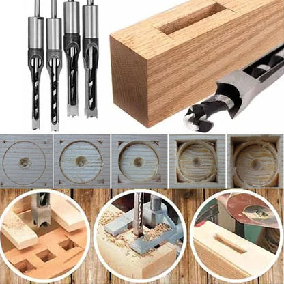 🔥2025 HOT SALE🔥Woodworking Square Hole Drill Bits