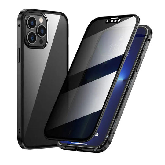 Magneettinen kaksipuolinen piikkiä estävä lasikuori iPhonelle