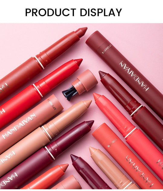 🔥HOT SALE NOW💋Rotating Sharpenable Matte Lipstick Pencils